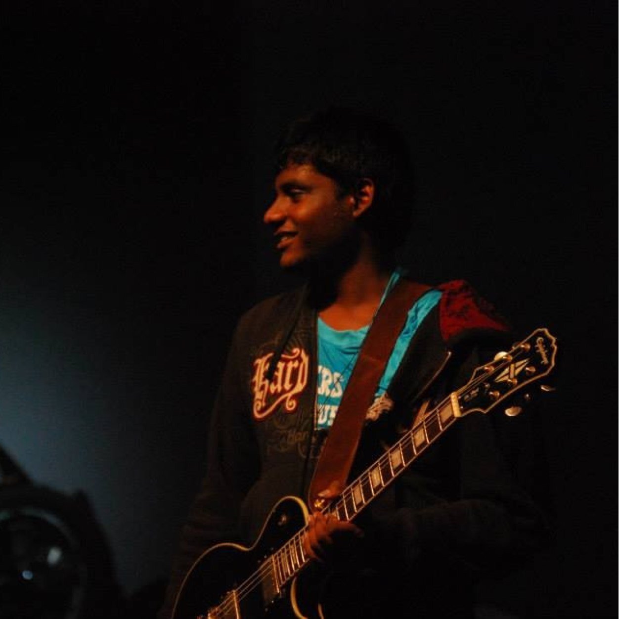 Guitarist. Here for the weekend.