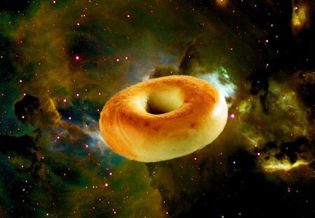 yummy bagels in outer space and sometimes other places