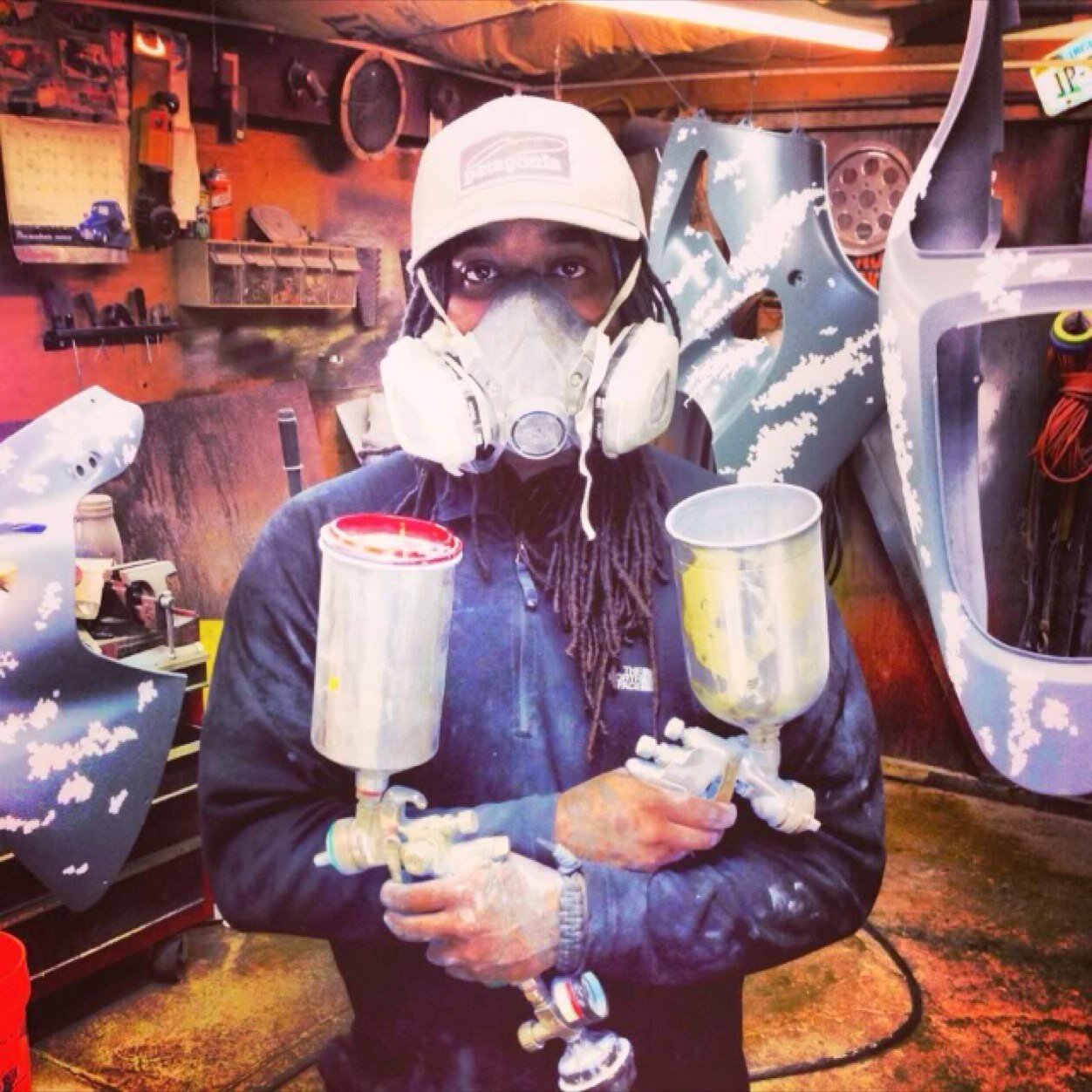 TATTN... DESIGNIN CLOTHIN...PAINTIN MOTORCYCLES... GRAPHICS... RECORDING STUDIO...ITS REAL!