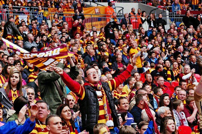 Re-tweeting all football fans pictures home or away send us your pics