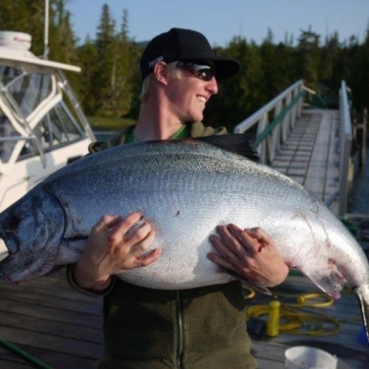 Salmon and Halibut fishing lodge on the central coast of British Columbia.