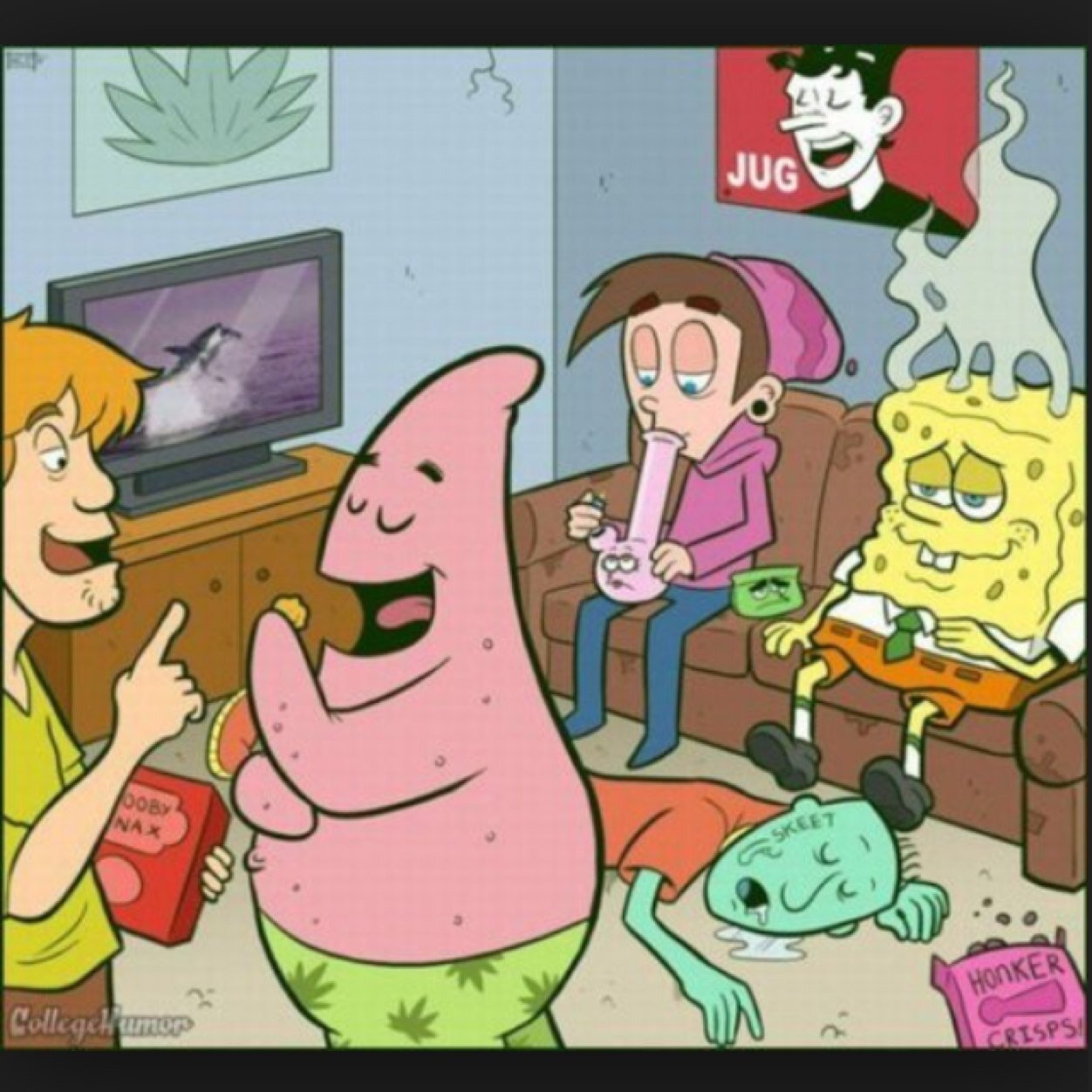 Smoke weed. Eat. Sleep.