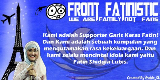 Twitter Supporter Garis Keras Fatin! We Are Fatinistic! And We Are Haters Hunter! #FatinisticBukanFansTapiKeluarga #SalamJariKelingking