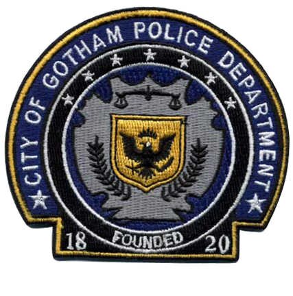 Gotham Police Department. Departamento de Policia de Gotham. ¡Nos preocupamos de su seguridad! Encarcelamos a los villanos,ayudamos a los heroes