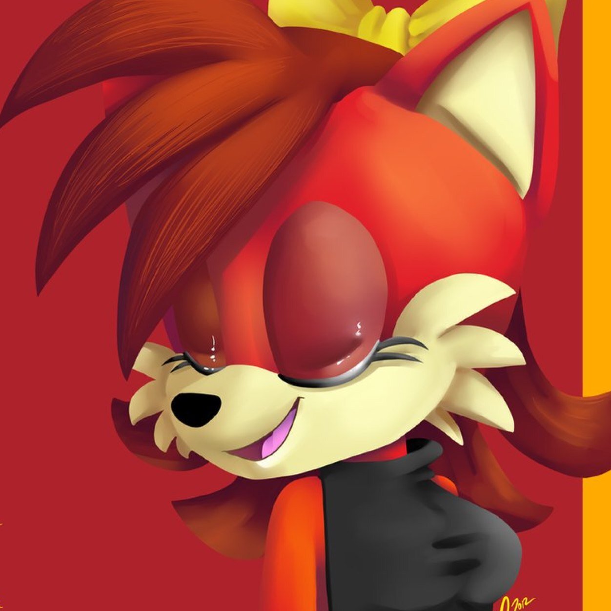 Who am I?I'm Fiona Fox. If you challenge me to a fight,You'll lose.I'm a pretty determinded fighter,I hold grudges.My king is @VillainOfMobius .~