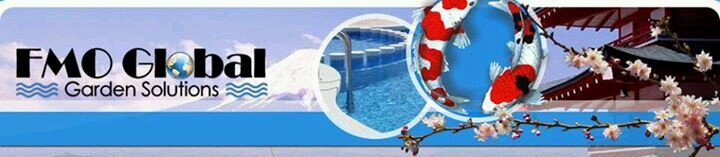 FMO Global is Nederlands grote Online Vijver & Tuin Specialist. Wij leveren Koi- & visvoer, vijvertechniek zoals pompen-uvc-beluchting, waterornamenten,....