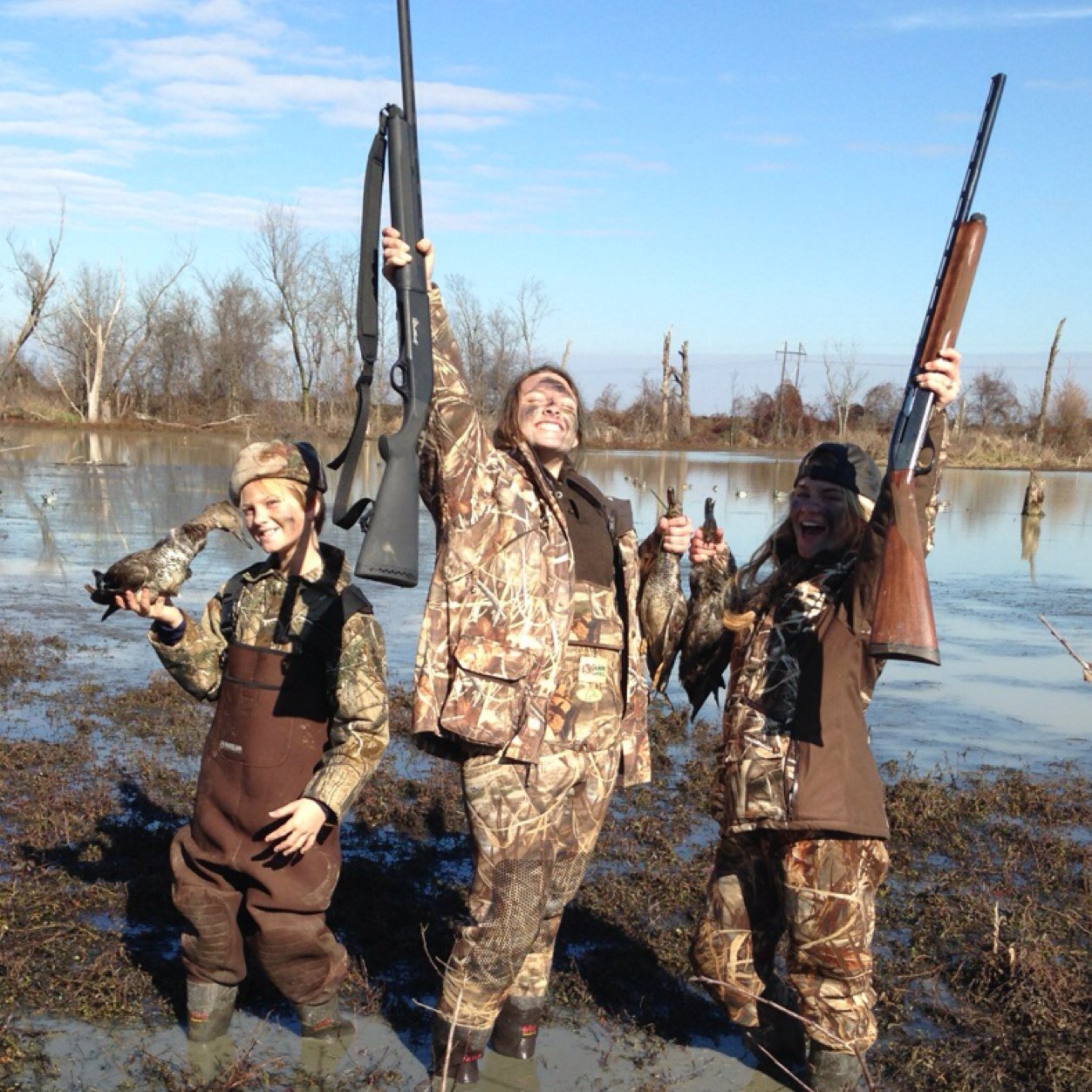 'MY idea of heaven is a mess of mallards, with no game warden in sight.'' 
Instagram:greenwoodms_hunters