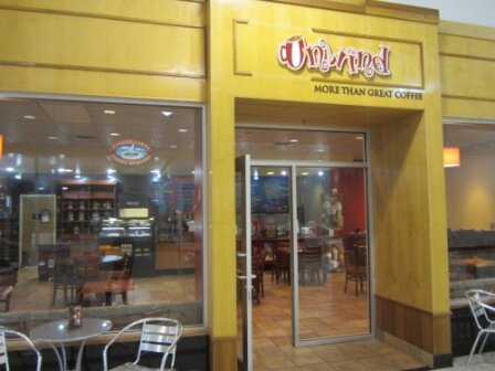 Unwind is a cozy internet café, where you can escape the chaos alone, or with friends.  Enjoy our selection of gourmet coffees and exquisite baked goods.