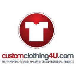 CustomClothing4U delivers excellence in customer service, quality apparel, promotional products, design, screen printing and embroidery.
