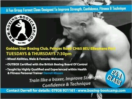 Train like a Boxer, A fun group format class designed to improve Confidence, Fitness & Technique OUTBOX certified with the BBBoC