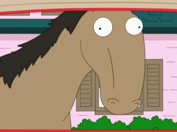 Im a Brain Damaged Horse owned by Peter Griffin and i Race really Fast