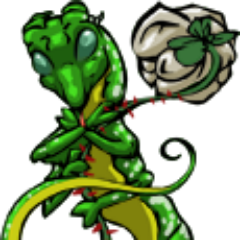 Atalantra's profile picture. Extra twitter account I was using to tweet creatures, now my newly renovated official MagiStream account. That I'm still only going to use to tweet creatures.