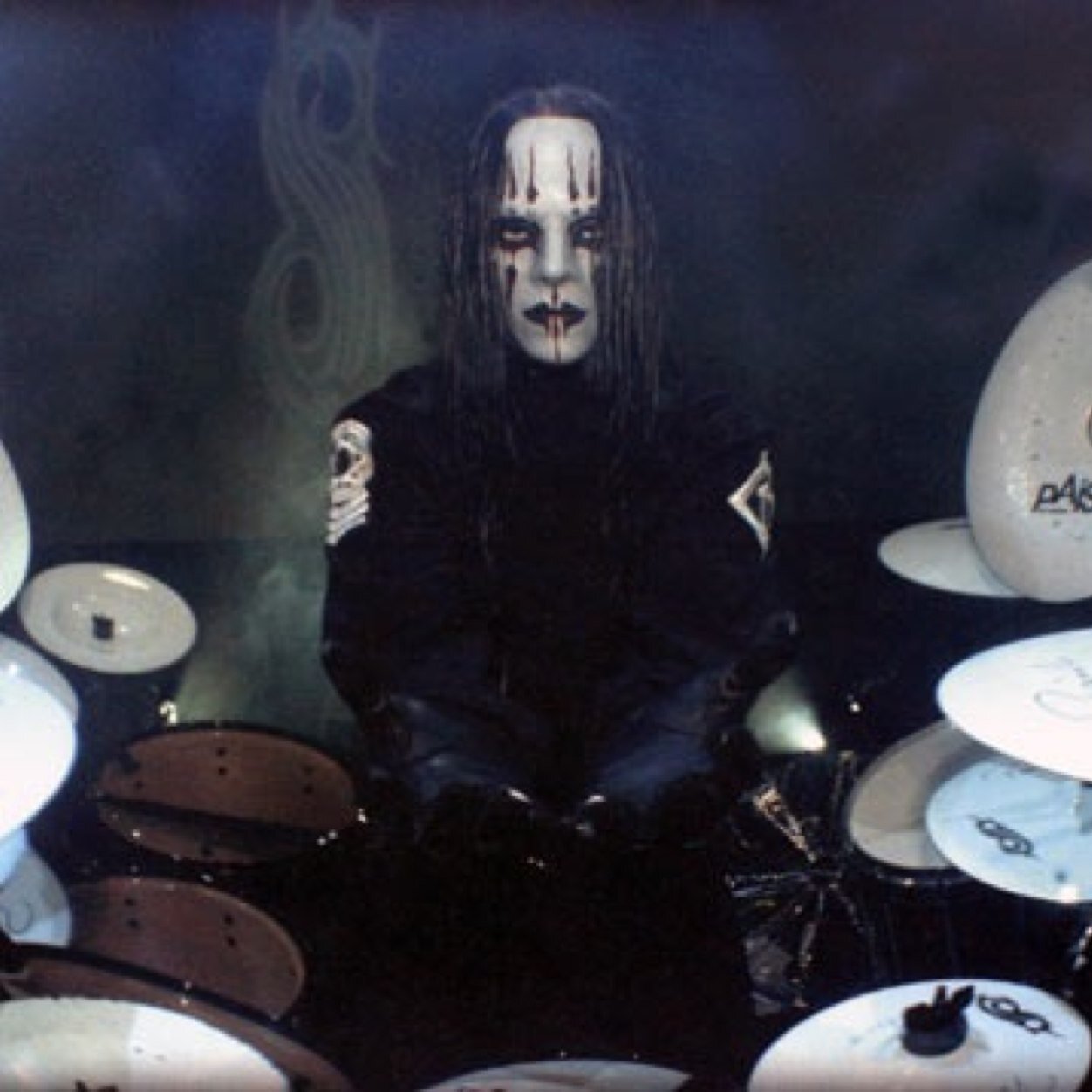 Joey Jordinson plays the drums & is #1 of the metal band Slipknot.