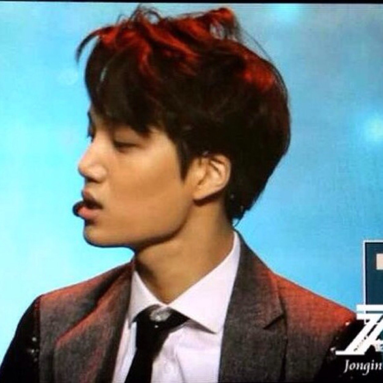 fake kai HEHEHEHE #happygoluckykid