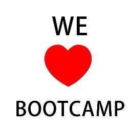 Platform voor Bootcamp training, voeding/nutrition, oefeningen/exercises, motivatie/motivation.