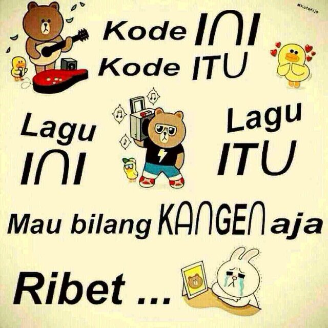 Be yourself... It's me ...