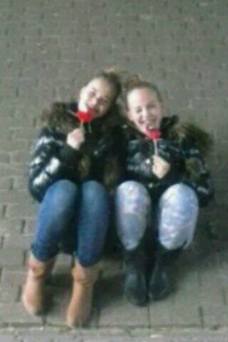 #team blauwe perziken gaat nooit kapot love her!!