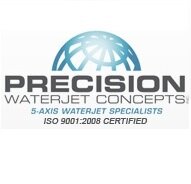 Precision Waterjet Concepts uses 5-axis waterjet, 2-axis waterjet & other cutting systems for intricate, three-dimensional & other complex cuts on materials