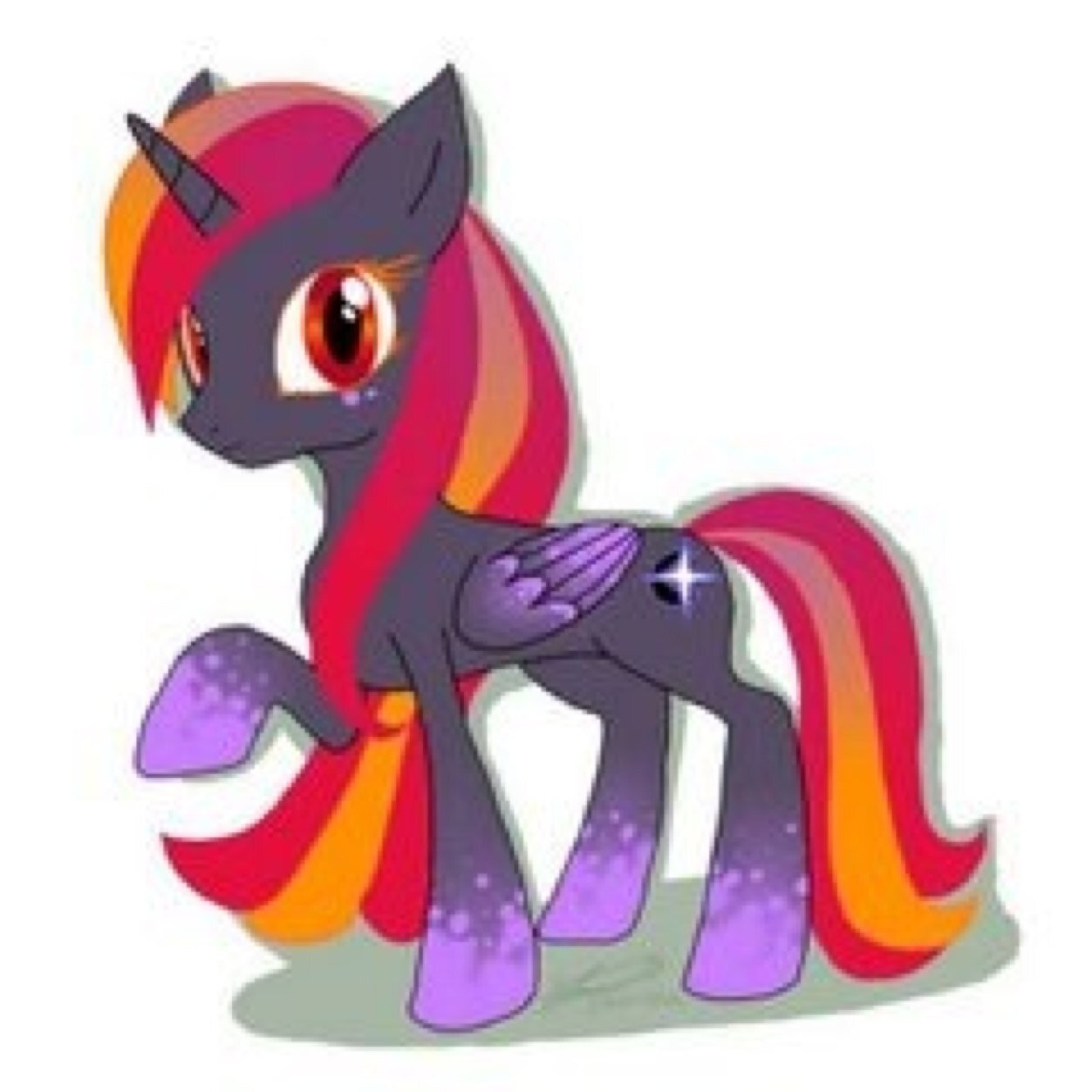 Hello, I'm Midnight. I'm an alicorn but I'm no princess. I work as a inventor,sciencetist and dressmaker. I have a baby dragon, Shyla. #ShapeShifter #Single