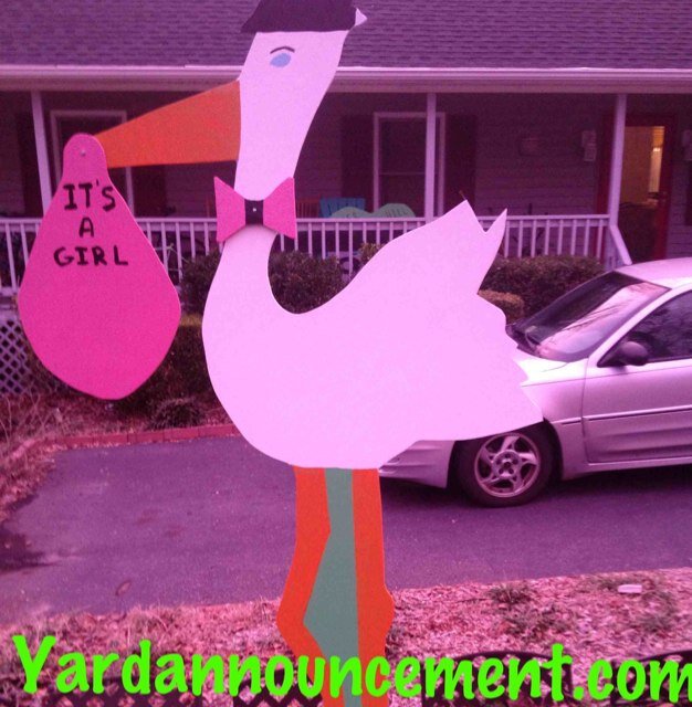 Announce a new bundle of joy with a 7foot Stork! or announce someone's birthday with one of our signs or any other special day! http://t.co/sqk09833Eb