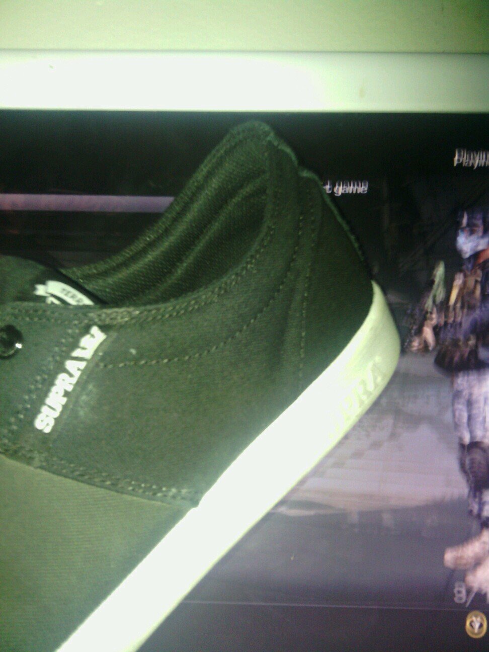 Leader of AfterShock Gaming. That is a picture of my shoe.