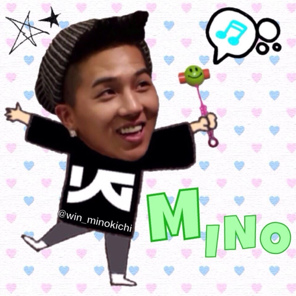 ただのミノぺんですので、仲良くしてくださいね。ㅋㅋㅋ