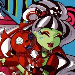 ___Frankie__'s profile picture. Hi. My name is Frankie. I am the daughter of Frankenstein. My best friends: Clawdeen, Draculaura and Jackson.