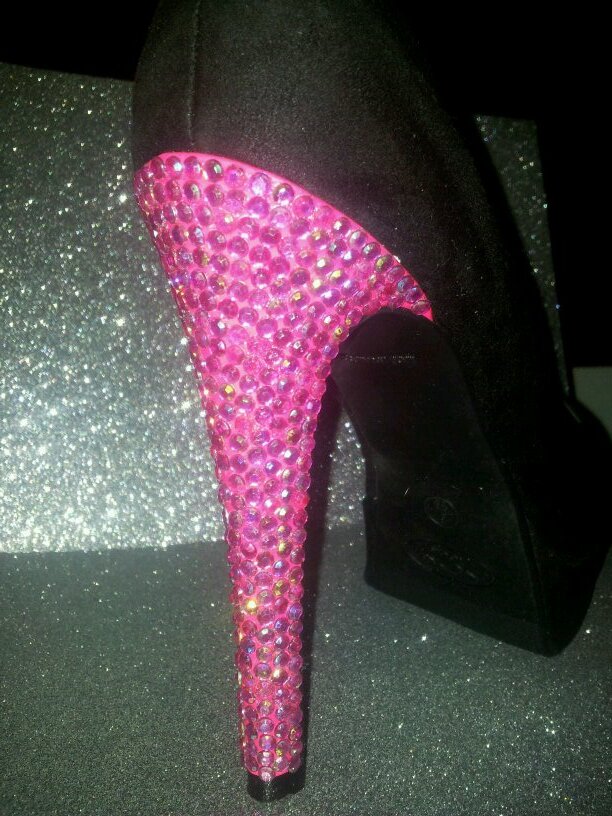 We offer an array of hand-sparkled items to suit your personality/need.  From character/themed hi-tops to phone cases and wine glasses...Just Add Sparkles ;)
