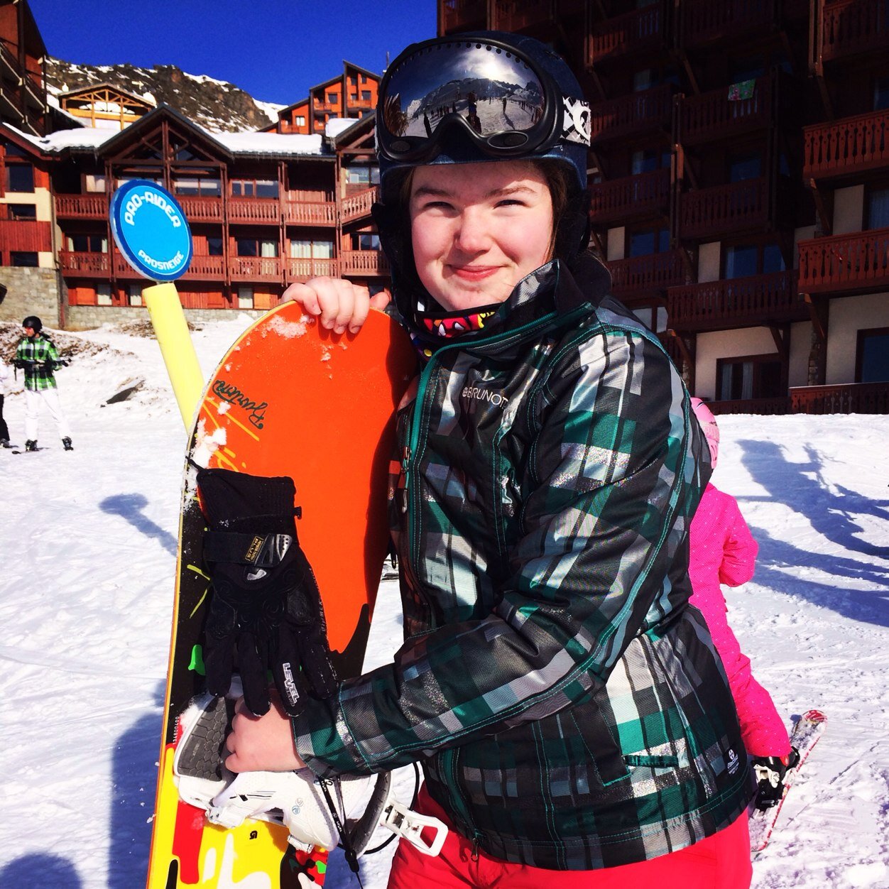 love snowboarding / bestie veerle x / hockey pinoké B3/ life is worth living