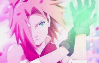 Sakura Haruno here! member of squad 7 with Naruto and Sasuke
