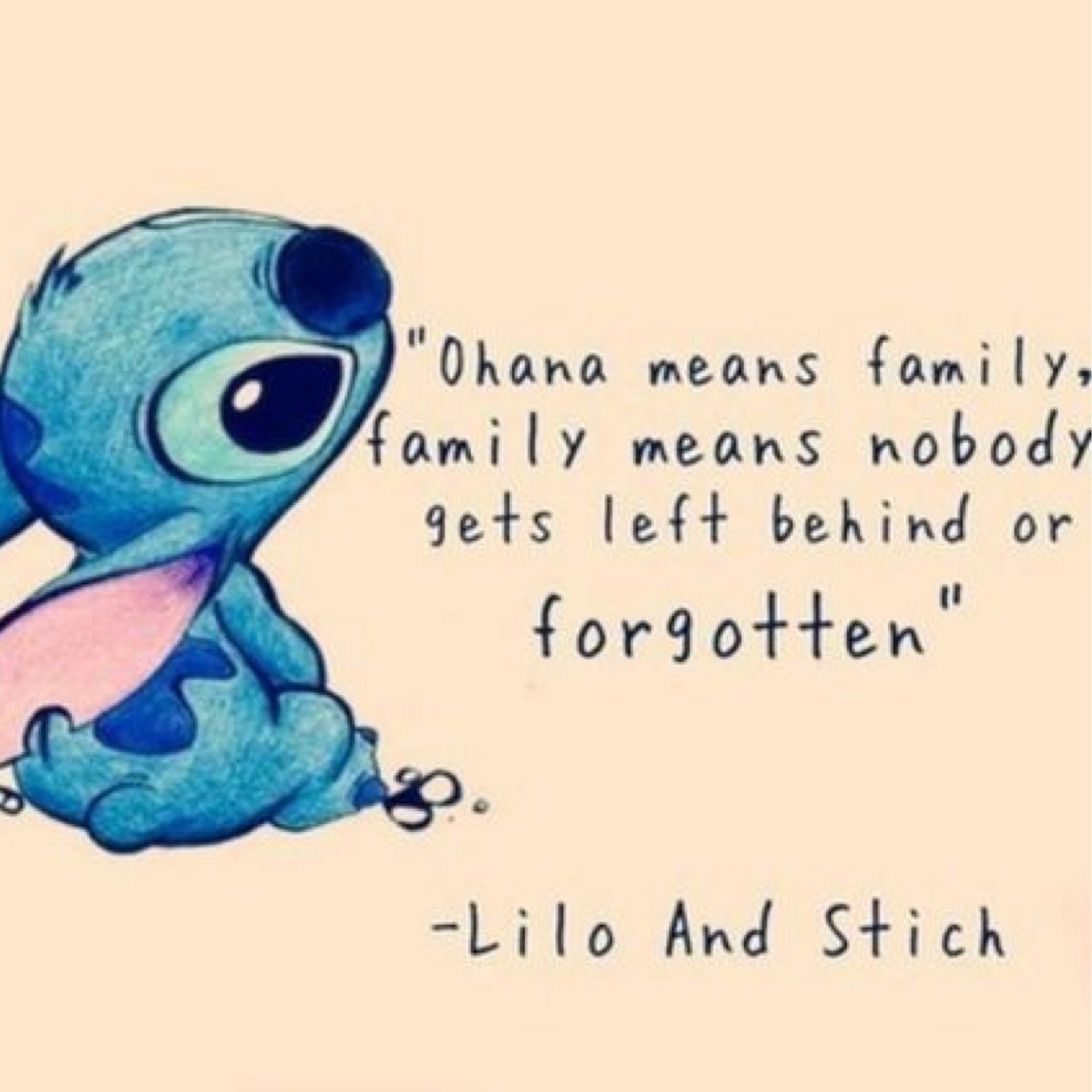 OhanaChickiess's profile picture. 'Being a family means you are a part of something very wonderful. It means you will love and be loved for the rest of your life. No matter what.'