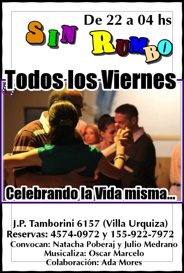 Desde 1919, la milonga más antigua... todos los viernes desde las 22 hs