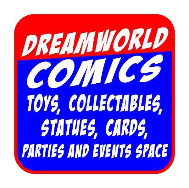 Dreamworld Comics in Culver City has comics, toys, collectables, statues, cards as well as parties and events space.