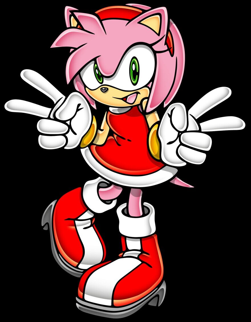 I'm Amy rose and I love sonic the hedgehog