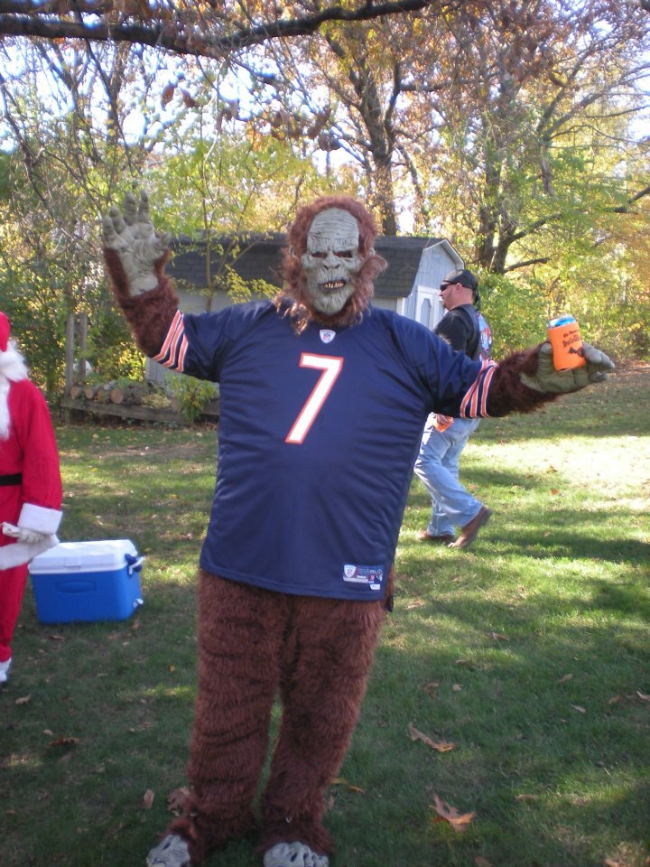 Very Thirsty Sasquatch who can throw a football 55 yards in the air.