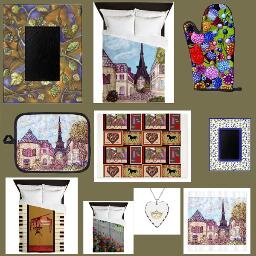 #art by #artist #KristieHubler on #kitchen #textiles #bedding #arearugs #gifts #home - buy at http://t.co/kUAsau3YYB & http://t.co/b88jWjKglV #cafepress #zazzle