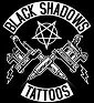 Black Shadows Tattoos. Tattoo Artist Carlos Aguilar horror tattoos black n grey. Manager, merch, pr and apprentice Katja Kunnari