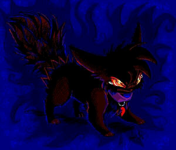 I bring pain,slaugher,and sadness *laughs* don't get to close or have to kill you #Female#single   (in the dark forest or the trees)
