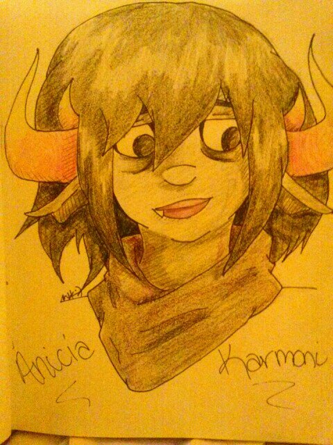 your name is ANICIA MORIAN people  call you KARMONI though and thats okay ♥:-♦:-♠:- owns:@greedler_rp ((open RP OuO))