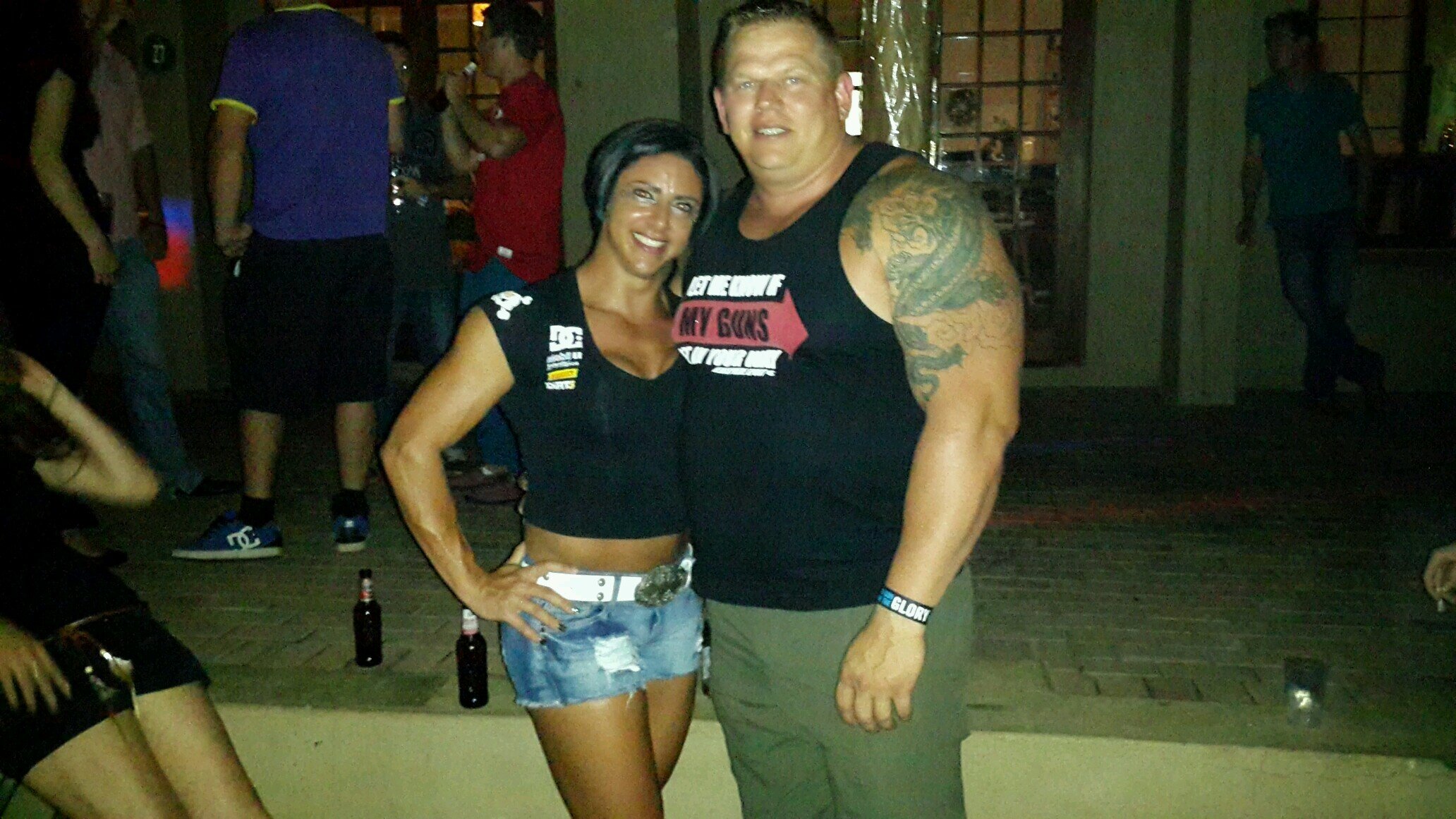 GYM(OWEN AFRIGYM IN HAZYVIEW SOUTH AFRICA.and Facebook ander afrigym. Married to Tessa Els @tessa_els.