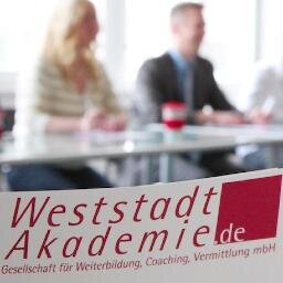 Seit 2002 bietet die Weststadt Akademie als Bildungsträger im Auftrag der IHK Weiterbildungen, Umschulungen und Coachings  berufsbegleitend und in vollzeit an.
