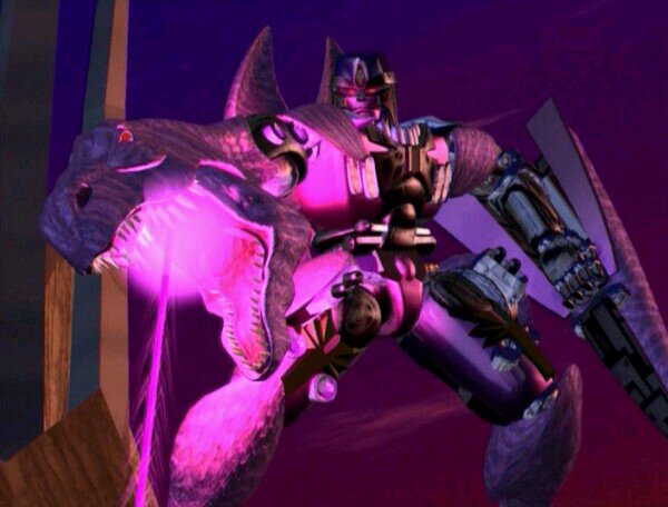 I am the leader of the Predacons! A fine charismatic character who stole the Golden Disk & took the name Megatron as my own YEEEEEEEESSSSS!
