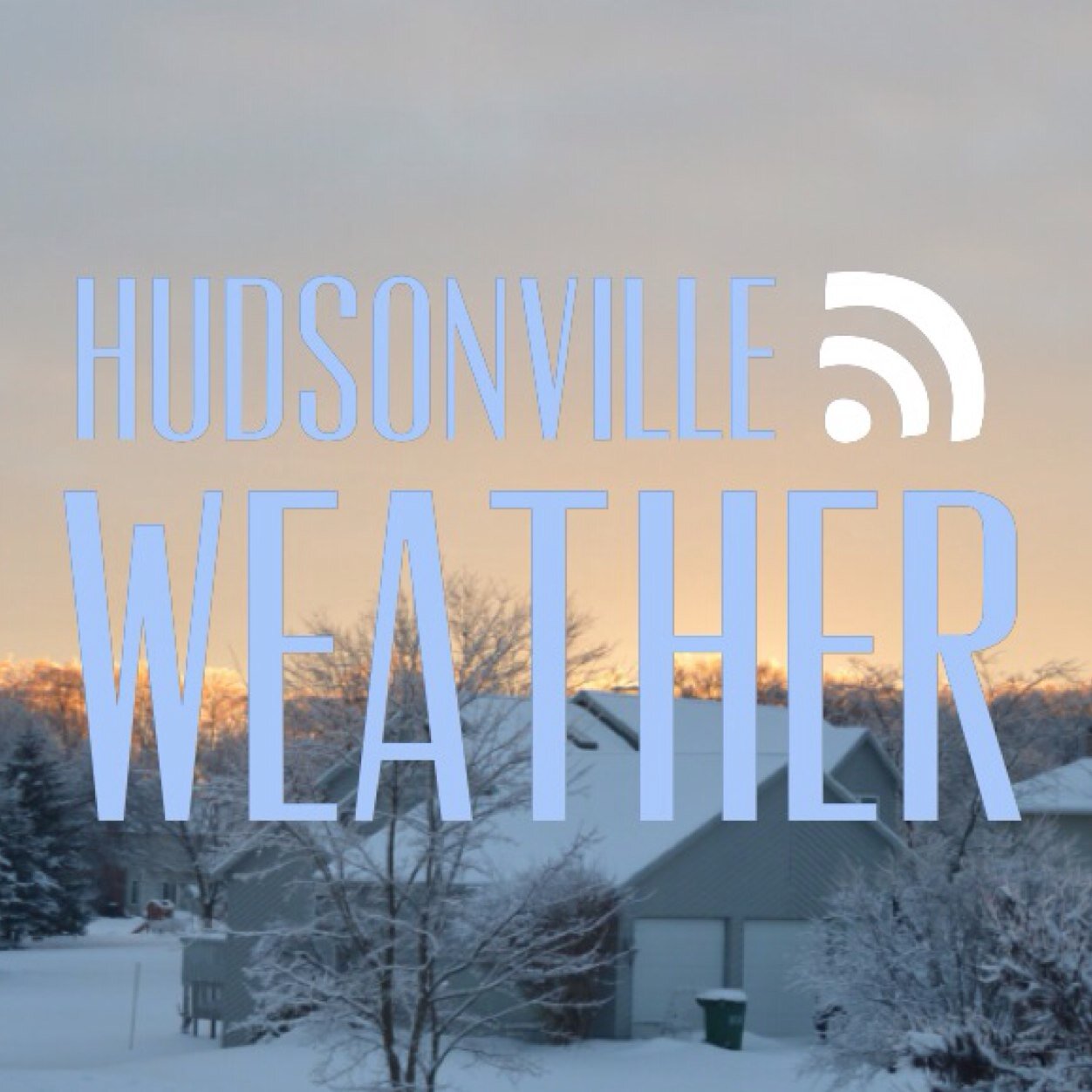 your weather source for hudsonville, michigan. run by @blake_harms. have photos or reports? use #hudsonvilleweather. email: hudsonvilleweather@gmail.com