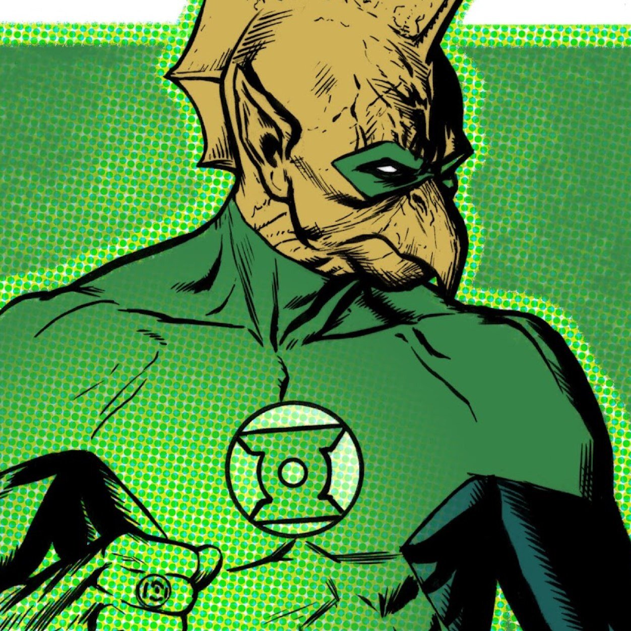 I am Tomar-Re, a respected Green lantern who has earned the title of being an honour guard, The lantern of sector 2813