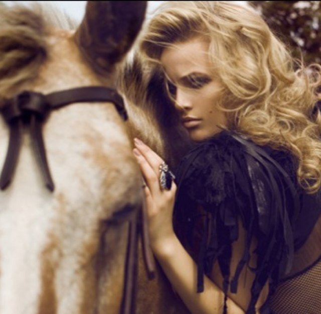 Spunky, Blonde, Horse Crazy
