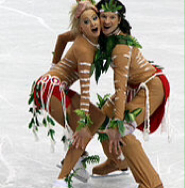 We're ice dancers...