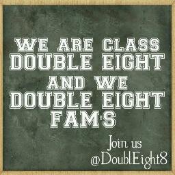 DoublEight8's profile picture. Ingat dulu kita keluarga dan sekarang pun tetap keluarga❤❤ DOUBLE EIGHT FAM'S