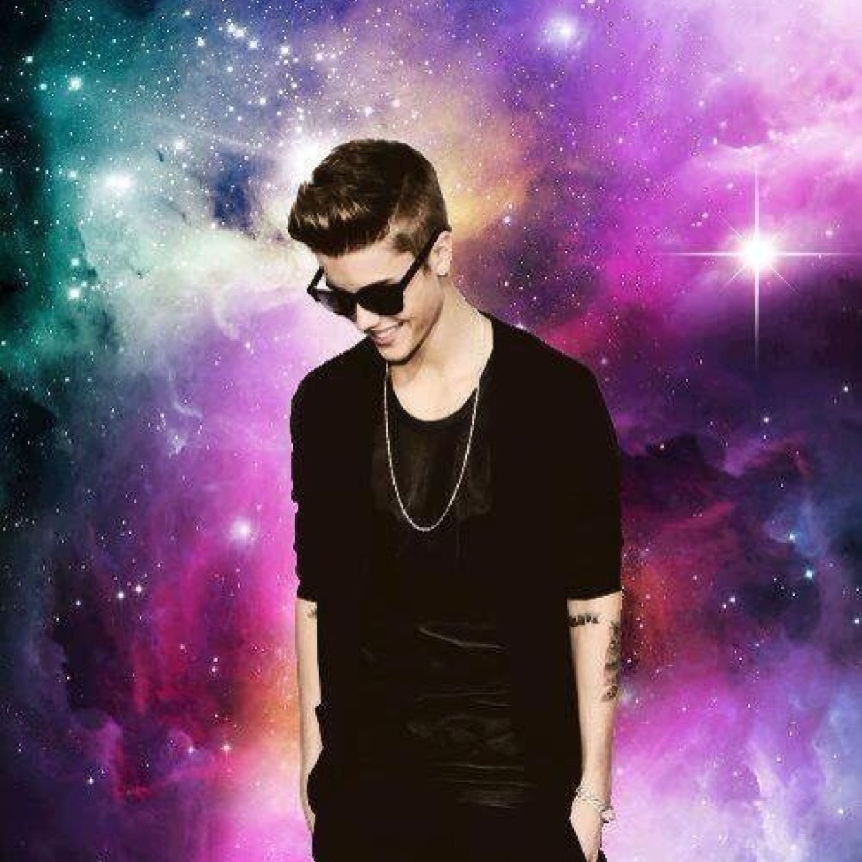 once a belieber, always a belieber.  Justin followed me on September 9, 2011. :)
