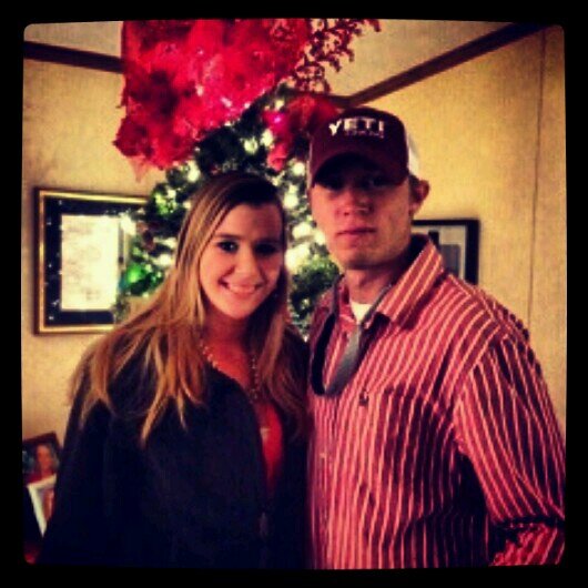 Your fiancè loves you!:)