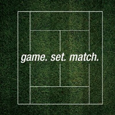 Tennis game set sale match